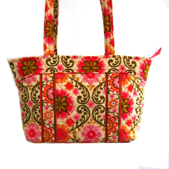 Vera Bradley Handbags - Vera Bradley Tote Pink Floral Bag